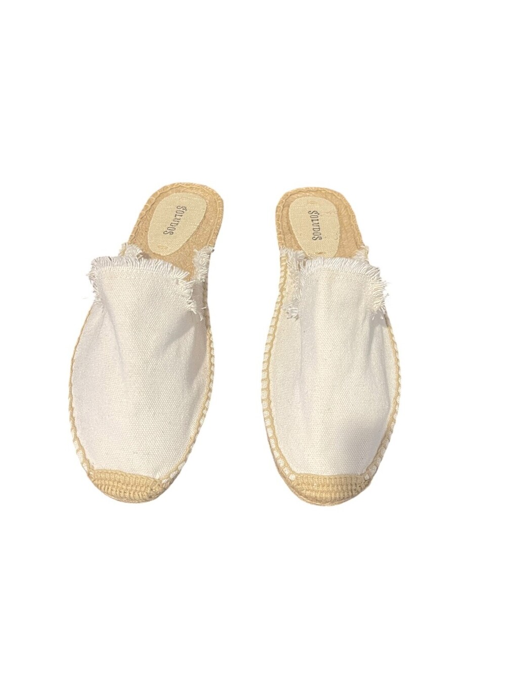 Soludos Frayed Espadrille Mules - Size 10 - Picture 2 of 4